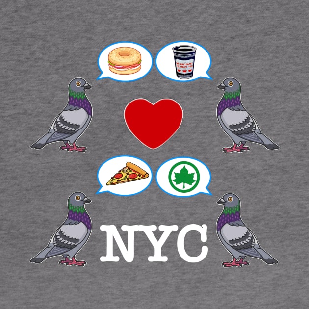 NY City Pigeon by Show OFF Your T-shirts!™